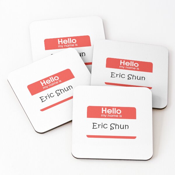 Item preview, Hello my name is Eric Shun designed and sold by Jcrispy18.