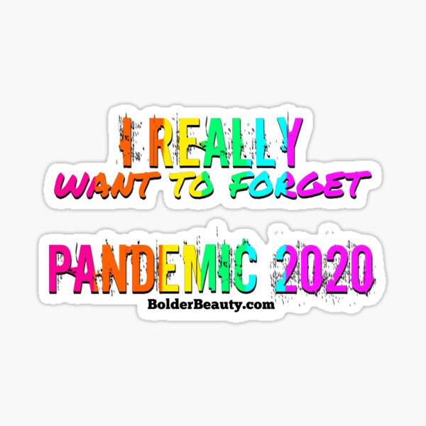 PANDEMIC 2020- Rainbow Colors Sticker