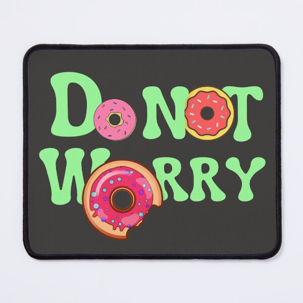 Item preview, Donut Donut Mint Donut Diseño sin preocupaciones designed and sold by LGbubble.