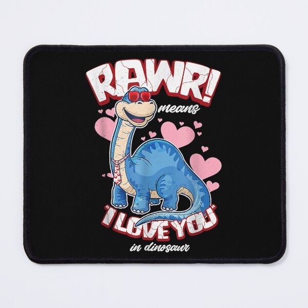 Item preview, Valentines Day Dinosaur Rawr Means I Love You V Day Gifts  designed and sold by tomekae.