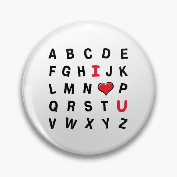 Item preview, Alphabet - I love you designed and sold by CFox-Designs.