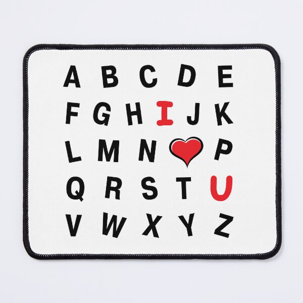 Item preview, Alphabet - I love you designed and sold by CFox-Designs.