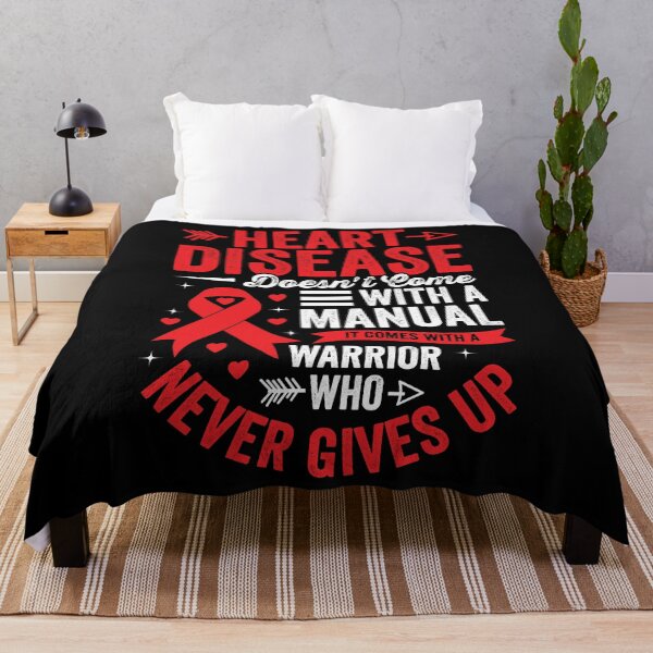 Item preview, Heart Disease Awareness Shirt, Heart Disease Doesn't Come With A Manual It Comes With A Warrior Shirt, Heart Health, Heart Attack Survivor designed and sold by aymob.