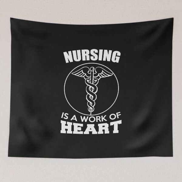 Item preview, Nursing is a Work of Heart designed and sold by DigiDesigns702.