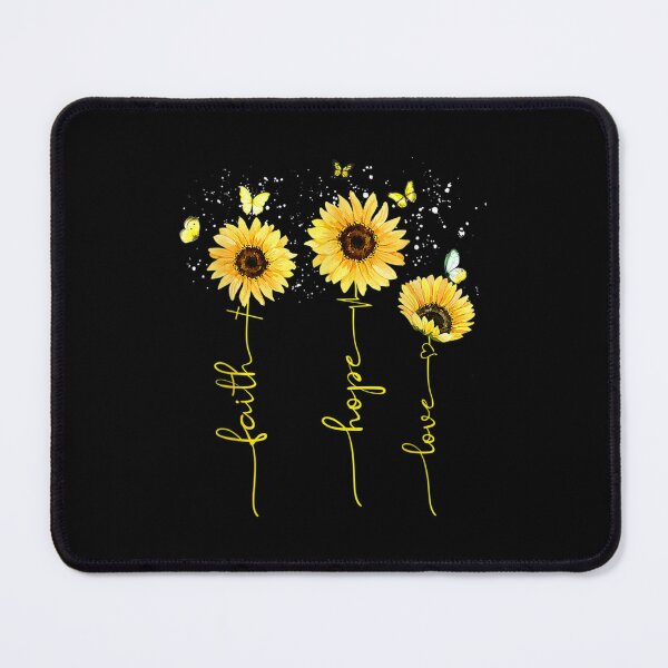 Item preview, Vintage Faith Cross Hope Love Sunflower Butterfly Retro 2022 designed and sold by tomekae.