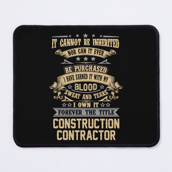 Item preview, Construction Contractor T Shirt - Forever The Title Job Gift Item Tee designed and sold by celiagomez456.