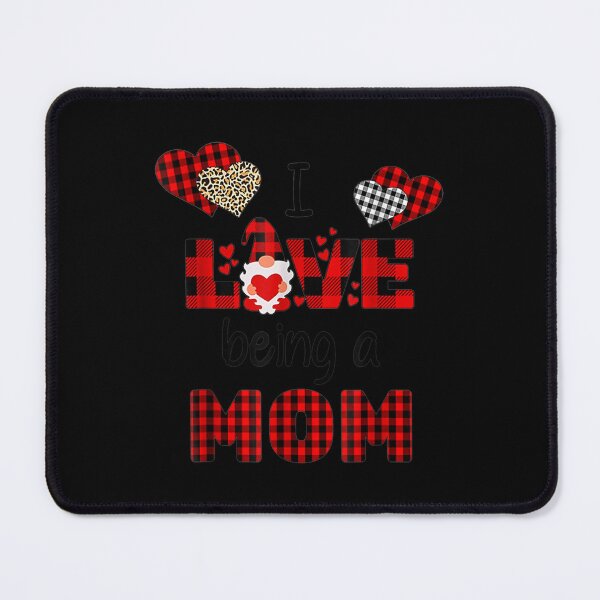 Item preview, I Love Being A Mom Gnome Heart Valentine Day  designed and sold by tomekae.
