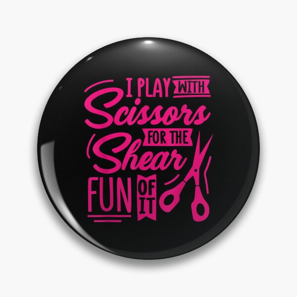 Item preview, I Play With Saissons For The Shear Fun Of It Friseurin  designed and sold by 77tara.