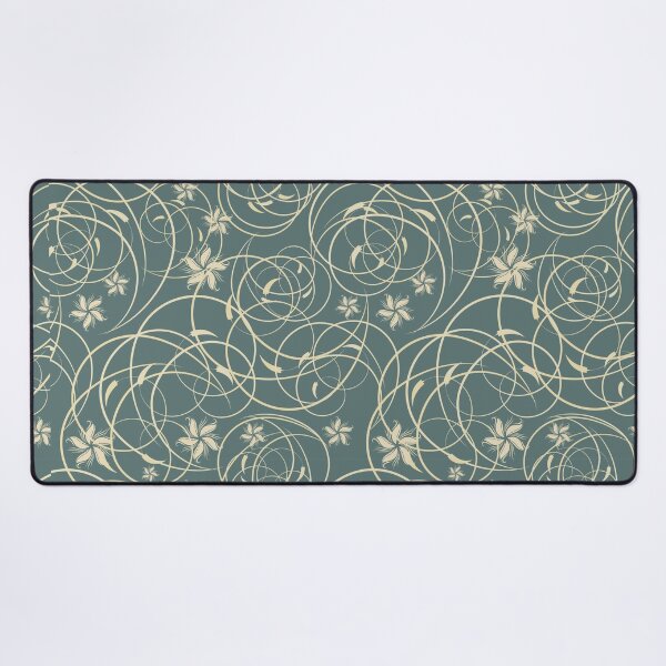 Item preview, Little Beige Flowers on Sage designed and sold by PinHookPrincess.