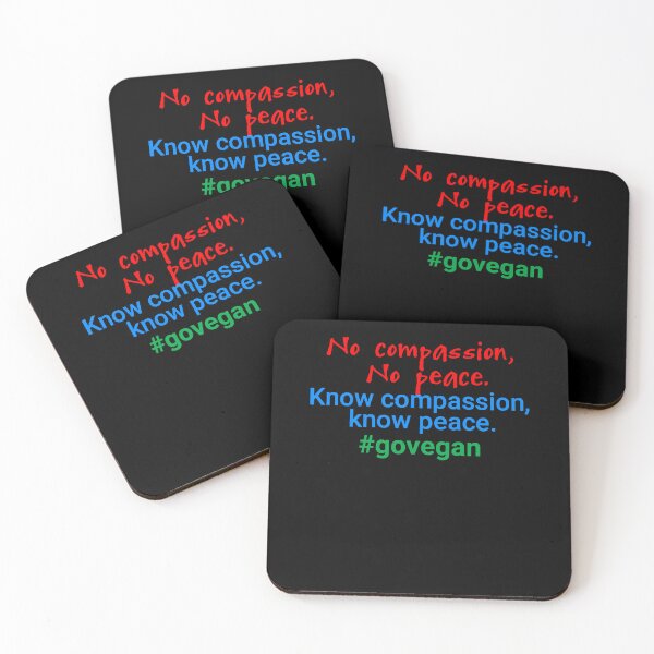 Item preview, No compassion, No peace. Know compassion, know peace designed and sold by NinaWatts.