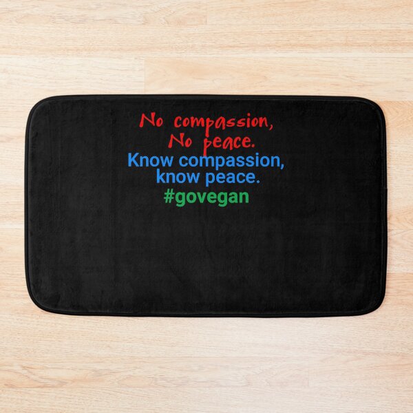 Item preview, No compassion, No peace. Know compassion, know peace designed and sold by NinaWatts.