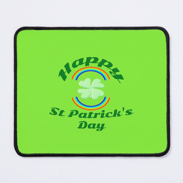 Item preview, Happy St Patrick's Day Shamrock Rainbow designed and sold by MottoDigging.