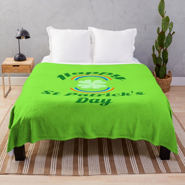 Item preview, Happy St Patrick's Day Shamrock Rainbow designed and sold by MottoDigging.