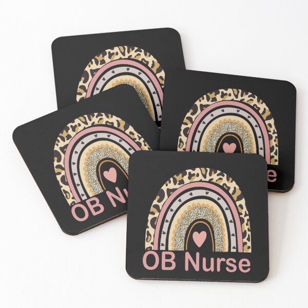 Item preview, OB Nurse Baby Delivery Labor Obstetric GYN Leopard Pr designed and sold by shortfom.