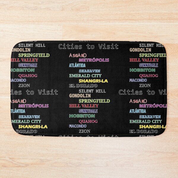 Item preview, CITIES TO VISIT designed and sold by SerafinDesign.