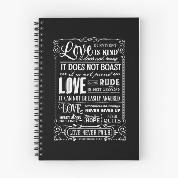 Item preview, Love Is Patient Kind Love Never Fail Poem Valentines Day  designed and sold by tomekae.