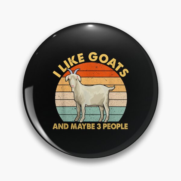 Item preview, I Like Goats And Maybe 3 People Farming Goat Lovers Vintage  designed and sold by tomekae.