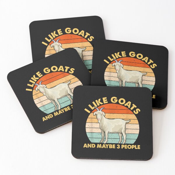Item preview, I Like Goats And Maybe 3 People Farming Goat Lovers Vintage  designed and sold by tomekae.