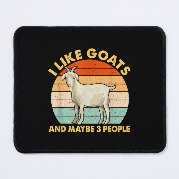 Item preview, I Like Goats And Maybe 3 People Farming Goat Lovers Vintage  designed and sold by tomekae.