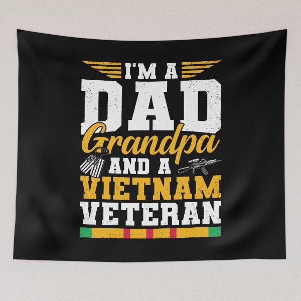 Item preview, I'm A Dad Grandpa & Vietnam Veteran Shirt, US Army Veteran, Military Veteran Parent, Veteran Grandpa Dad, US Navy Marine Veteran Grandpa designed and sold by aymob.