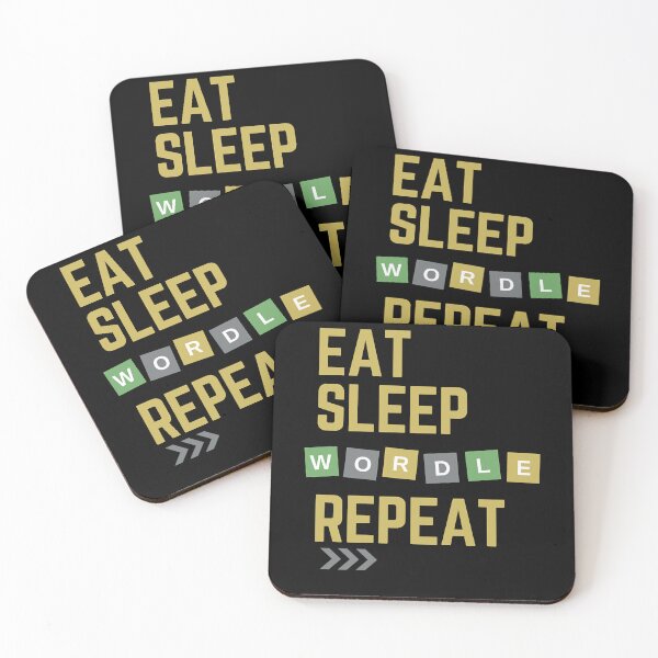 Item preview, Eat Sleep Wordle Repeat  designed and sold by marylindelinda.