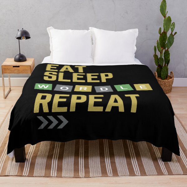 Item preview, Eat Sleep Wordle Repeat  designed and sold by marylindelinda.
