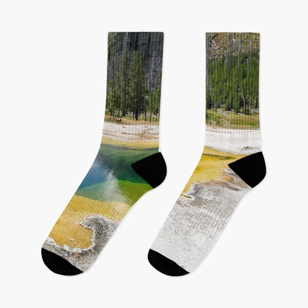 Item preview, Yellowstone Art Print, Yellowstone National Park Travel Poster designed and sold by ThinkAboutMaps.