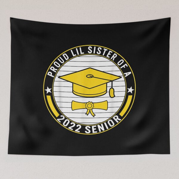Item preview, Proud Lil Sister Of A 2022 Senior School Graduation Family  designed and sold by tomekae.