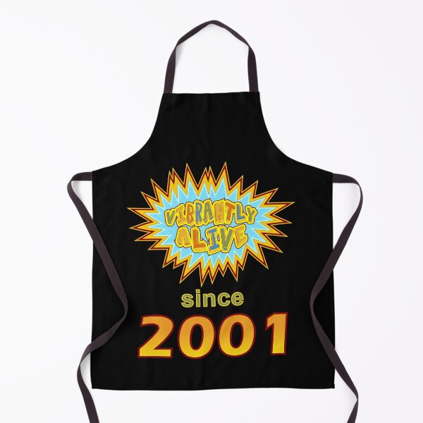 Item preview, Vibrantly Alive Since 2001 Birthday Birth Year, Blue Yellow designed and sold by artfulnotebook.