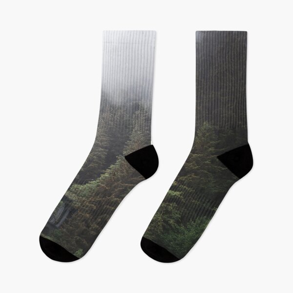 Item preview, Oregon Coast Bridge and Forest in the Fog | Travel Photography designed and sold by anthonylonder.
