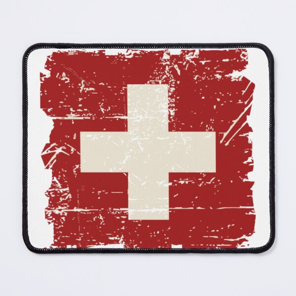 Item preview, Swiss Flag - Vintage Look designed and sold by Reacc111z.