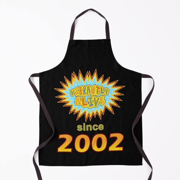 Item preview, Vibrantly Alive Since 2002 Birthday Birth Year, Blue Yellow designed and sold by artfulnotebook.
