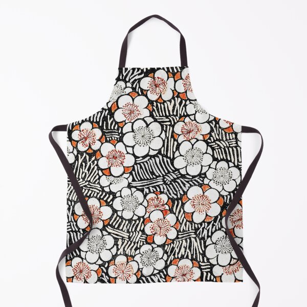 Item preview, White and Red Pedal Floral pattern from Bijutsu Sekai (1893-1896) by Watanabe Seitei designed and sold by RyanCaudell.