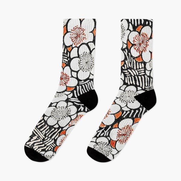 Item preview, White and Red Pedal Floral pattern from Bijutsu Sekai (1893-1896) by Watanabe Seitei designed and sold by RyanCaudell.