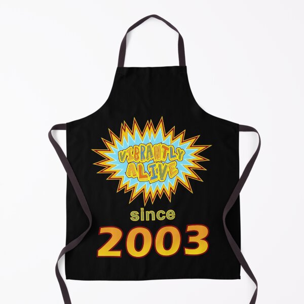 Item preview, Vibrantly Alive Since 2003 Birthday Birth Year, Blue Yellow designed and sold by artfulnotebook.