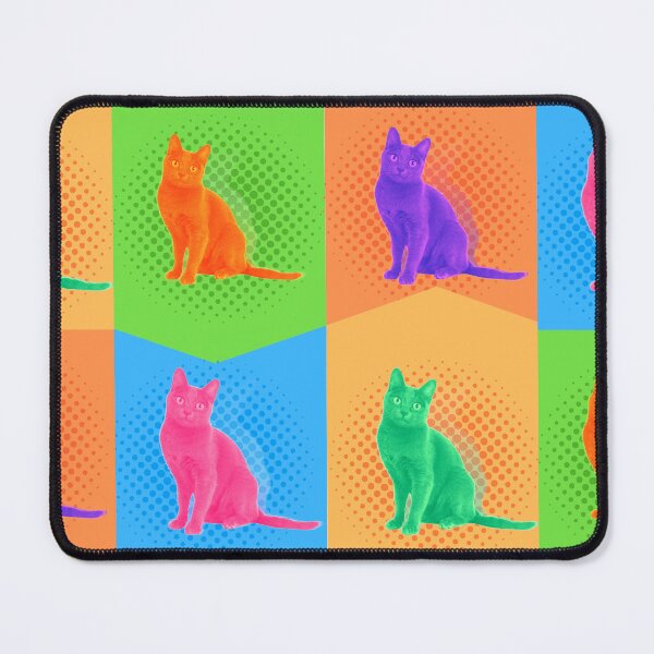 Item preview, Cute Cat Pop Art - Vintage, Happy & Good Vibes Only Cat Enthusiast Art designed and sold by MrGiftee.