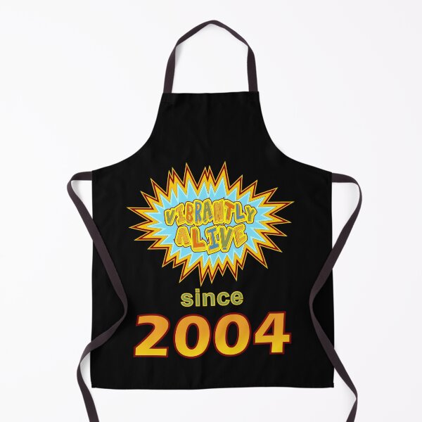 Item preview, Vibrantly Alive Since 2004 Birthday Birth Year, Blue Yellow designed and sold by artfulnotebook.