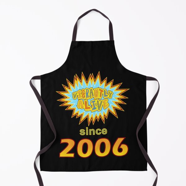 Item preview, Vibrantly Alive Since 2006 Birthday Birth Year, Blue Yellow designed and sold by artfulnotebook.