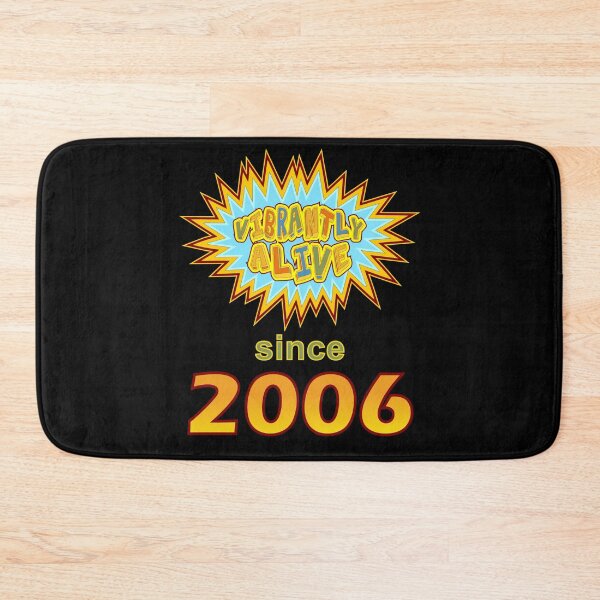 Item preview, Vibrantly Alive Since 2006 Birthday Birth Year, Blue Yellow designed and sold by artfulnotebook.