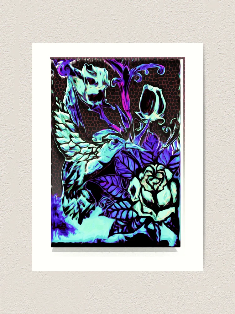 Thumbnail 1 of 3, Art Print, Humming Roses designed and sold by TriForceDesign.