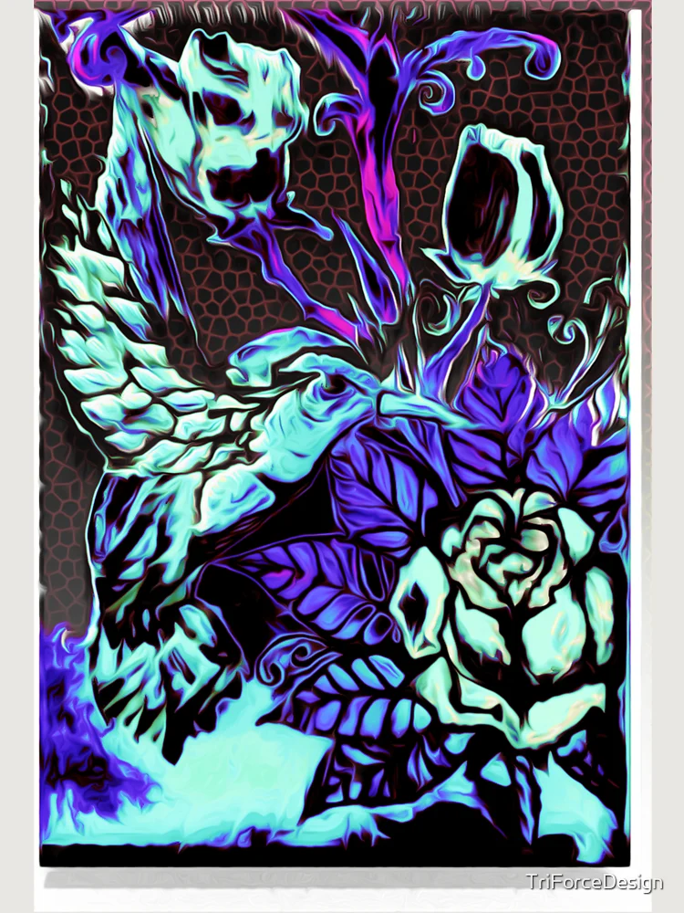 Thumbnail 6 of 6, Premium Oversized Hoodie, Humming Roses designed and sold by TriForceDesign.