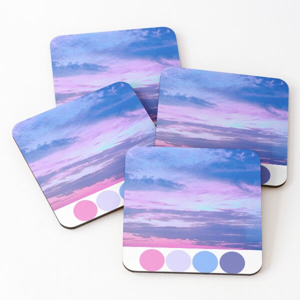 Item preview, A bluer pantone feel pink sunset designed and sold by megami-dreams.