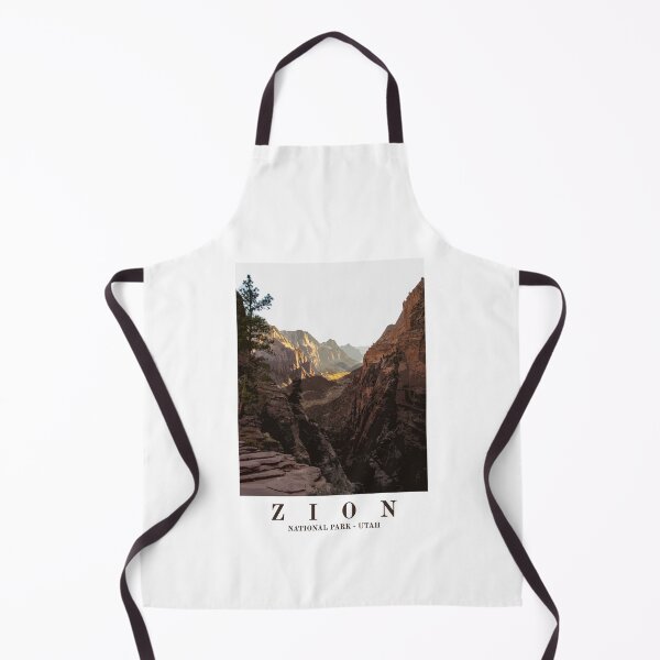 Item preview, Zion National Park Art Print, Zion Vintage Travel Poster, Utah Print designed and sold by ThinkAboutMaps.