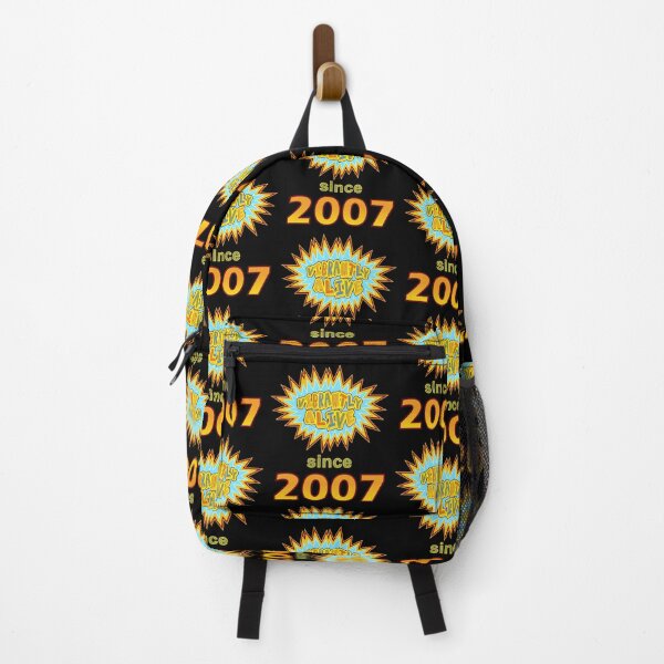 Item preview, Vibrantly Alive Since 2007 Birthday Birth Year, Blue Yellow designed and sold by artfulnotebook.
