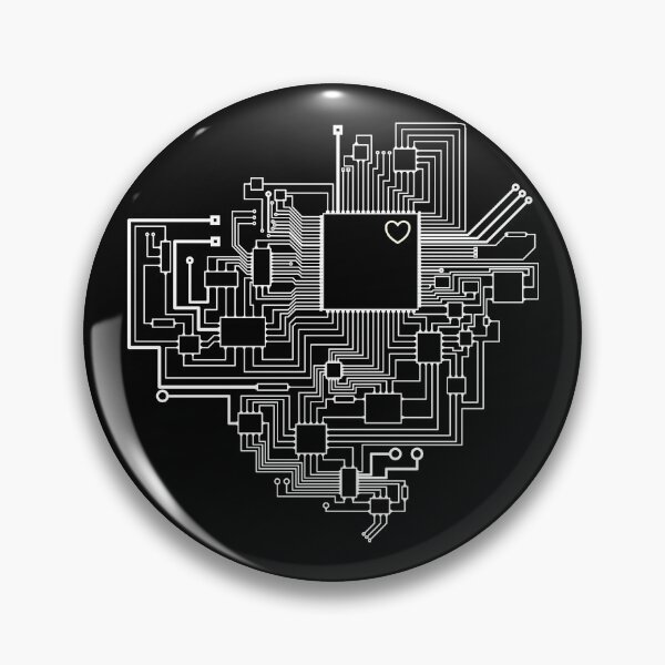 Item preview, Awesome Heart Integrated Circuit Design designed and sold by 486DesignCo.
