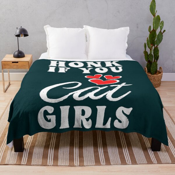 Item preview, Honk If You Love Cat Girls - Funniest Bumper Gifts Ideas designed and sold by HermistonViv.