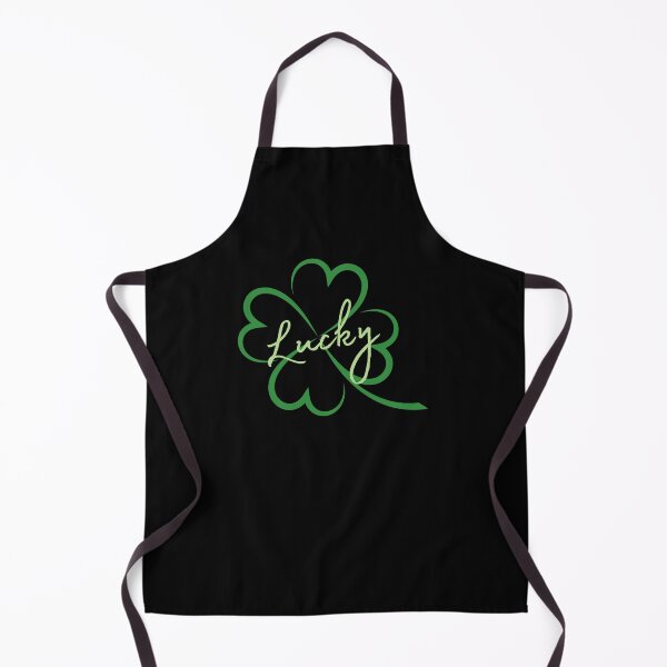 Item preview, St. Patrick's Day Lucky in Four Leaf Clover Outline designed and sold by MacAndMoose.