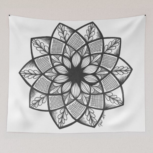 Item preview, Mandala Flower designed and sold by Alezza6.