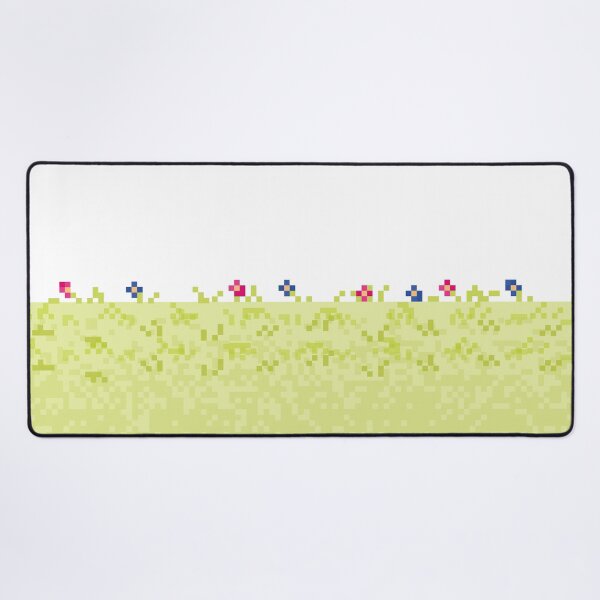 Item preview, Pixel flowery grass field designed and sold by CozyLair.