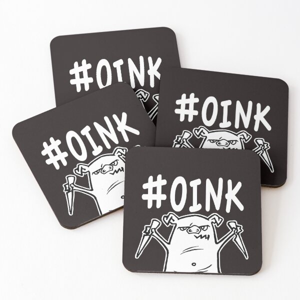 Item preview, Grumpy pig - #oink - funny pig  designed and sold by squarecloud.